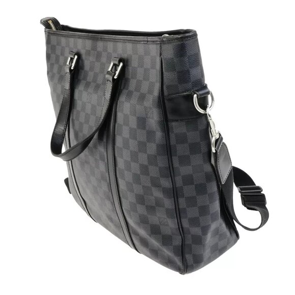 LOUIS VUITTON Tadao 2Way Shoulder Hand Bag Damier Graphite BK N51192 10ED499 - Picture 13 of 16